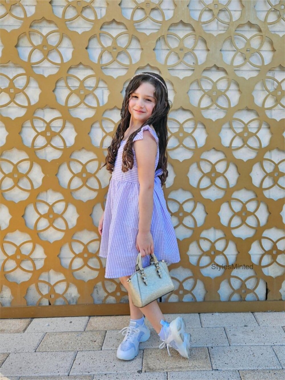Girls Summer Dress Spaghetti Strap Beach Sundress Ruffle Sleeve Casual - Picture 6 of 7